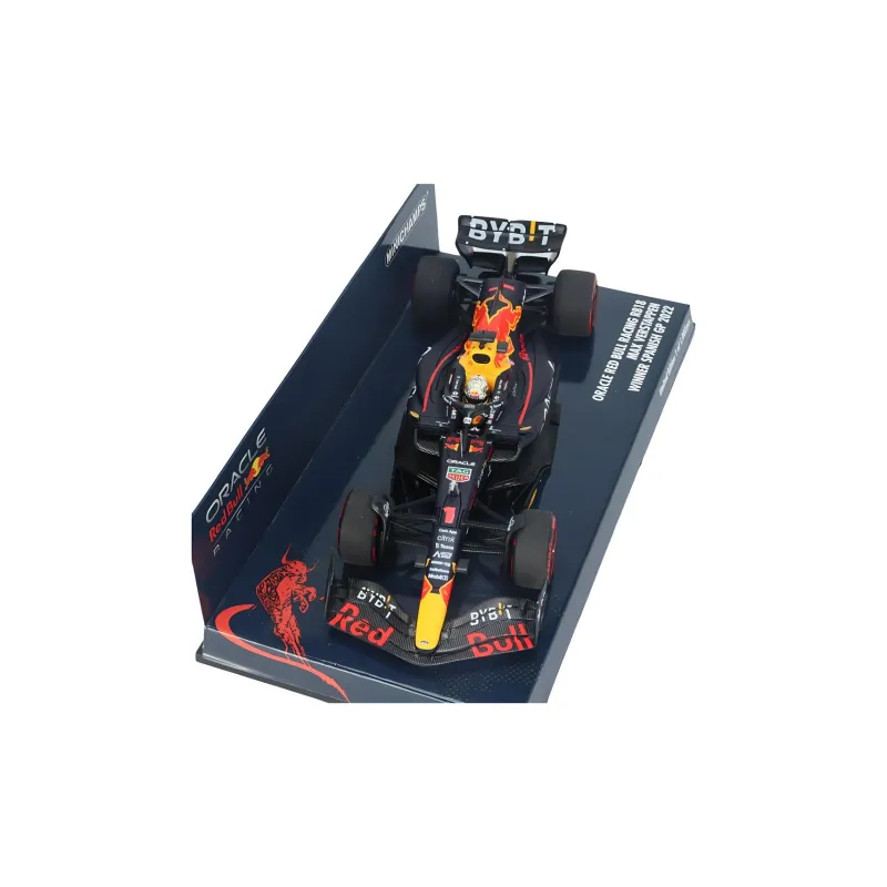 MINICHAMPS ORACLE RED BULL RACING RB18 Spanish Grand Prix Champion, Resin Assembled Models-3