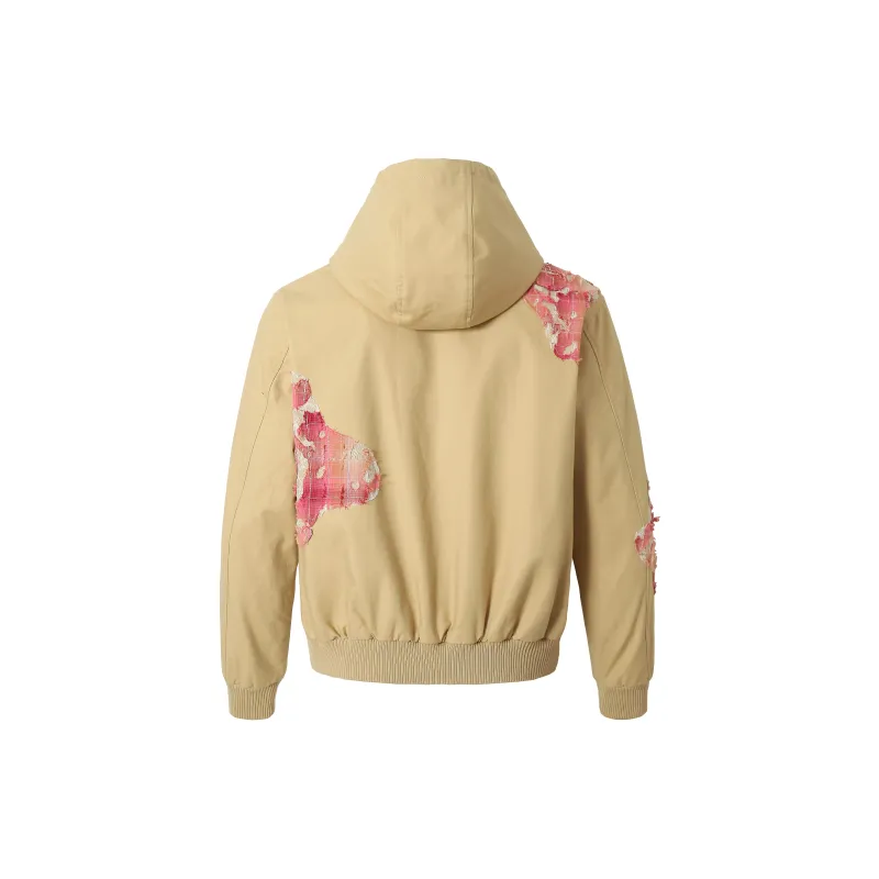 YADcrew Jackets Coats Unisex Khaki-1