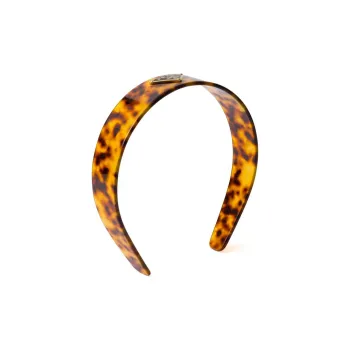 PRADA Triangle-logo Plexiglas Headband
