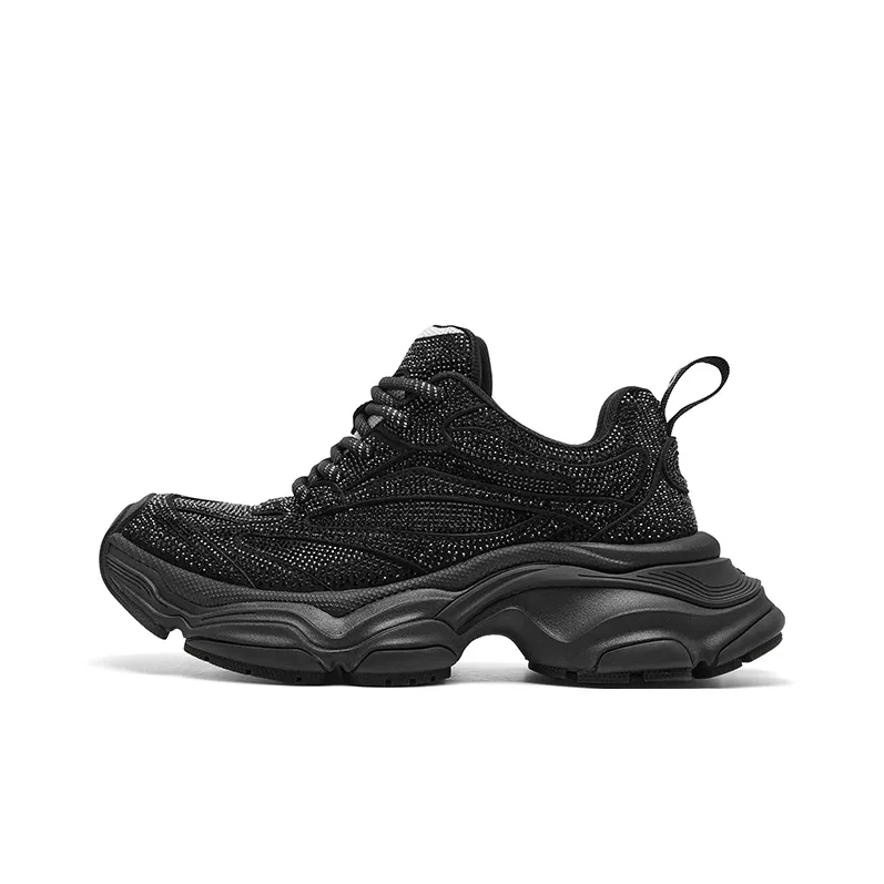 CHERYKALLY Wear-Resistant Breathable Coverage Support Low-Top Chunky Sneakers Women's-6