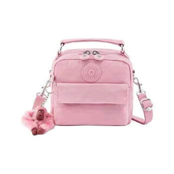 Kipling Polyamide With Nylon Handbag, Shoulder Bag, Crossbody Bag Mini Women's Light Pink
