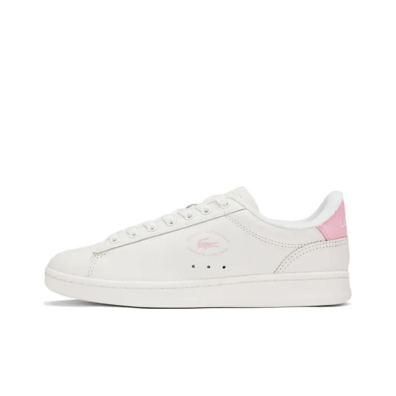 LACOSTE Low Top Skateboard Shoes Women's White-0