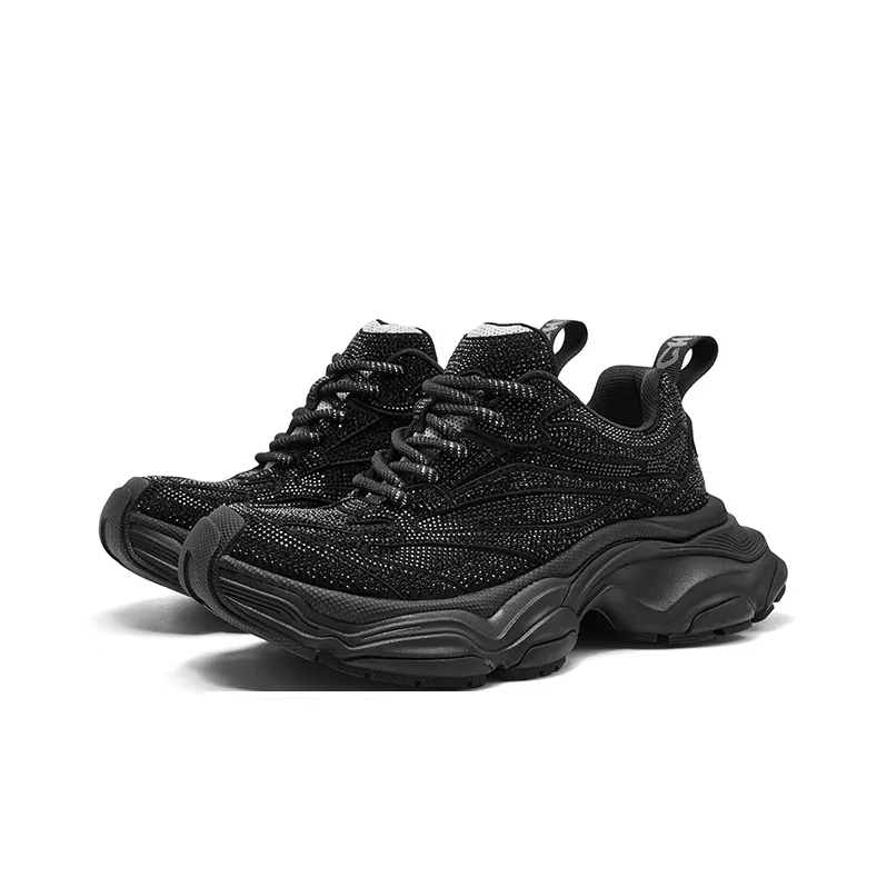 CHERYKALLY Wear-Resistant Breathable Coverage Support Low-Top Chunky Sneakers Women's-7