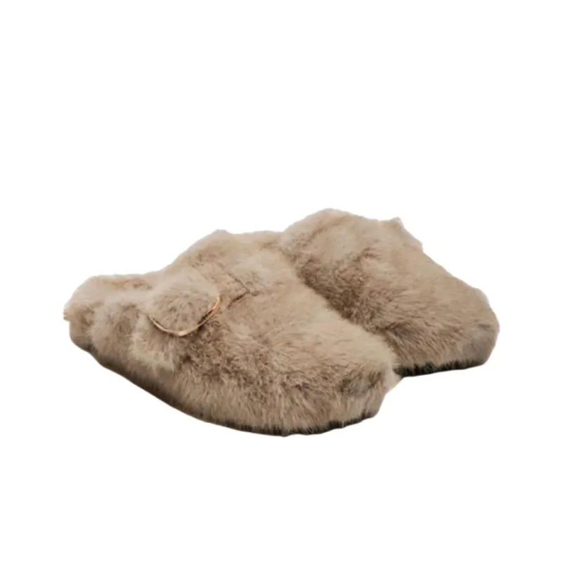 STEVE MADDEN Quiet Wrap-toe Slippers Women's Beige-2