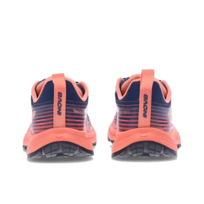 INOV-8 Cushioned Slip-Resistant Lightweight Low-Top Trail Running Running Shoes Women's Blue Orange-3