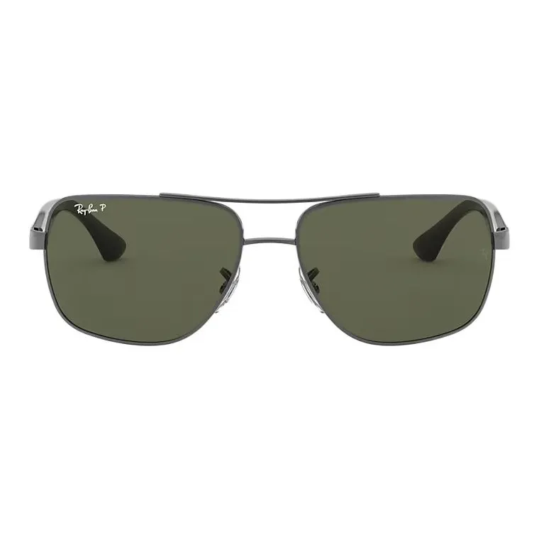 RayBan Metal Aviator Sunglasses Men's Gray-1