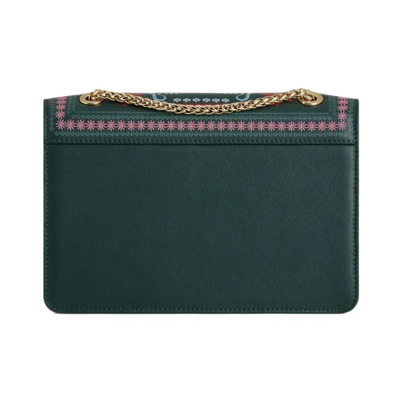 Strathberry Calfskin Shoulder Bag Crossbody Bag Women's Dark Green-2