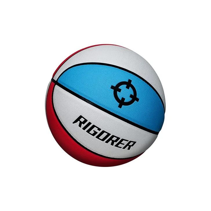 RIGORER Sniper 1 PU Basketball Red White Blue Size 76 Size 5 Blue Ball Training-2