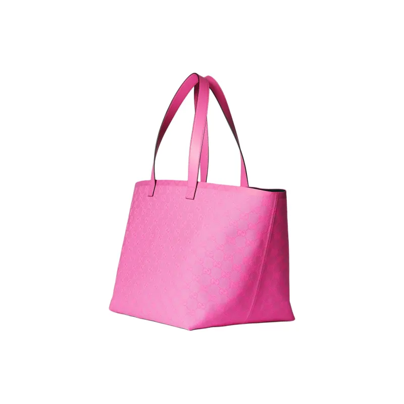GUCCI Canvas Tote Bag Shopping Bag Handbag Medium Size Women's-2