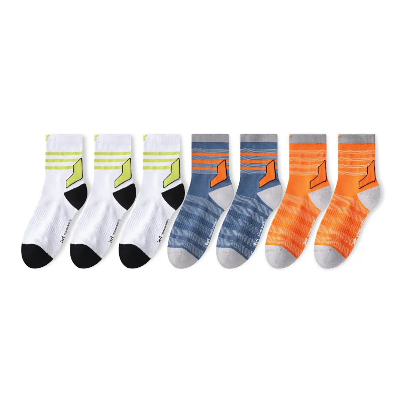 MIIOW Trend Party Series Mid Calf Socks Unisex 5 Pack-32