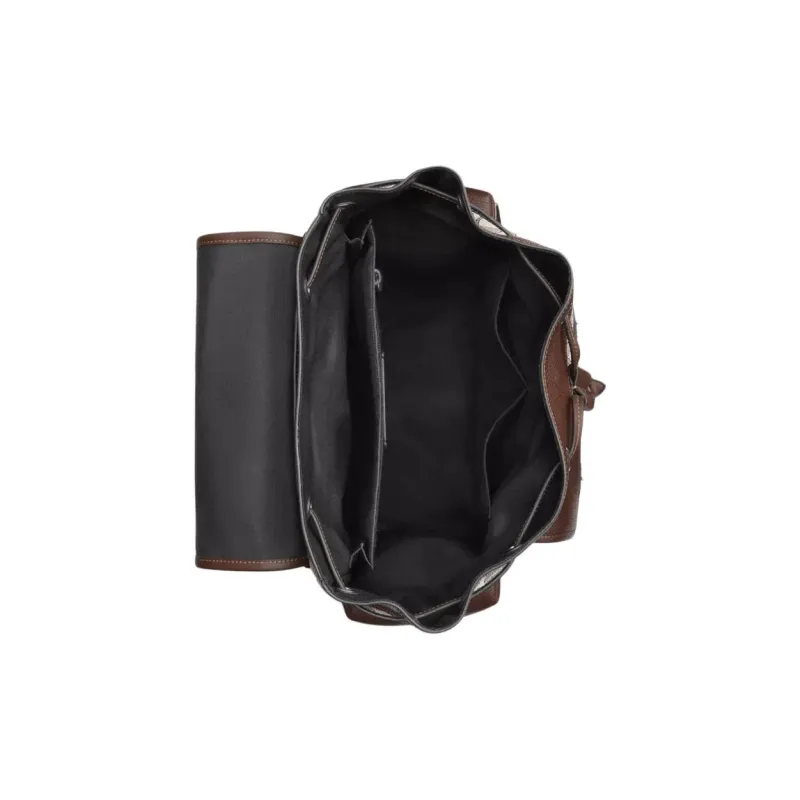 COACH Sprint Leather Backpack Large Size Men's Brown Multicolor-2