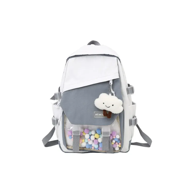 Venerable Brahma Nylon Backpack Women's Black/Pink/Purple/Green/Blue-10