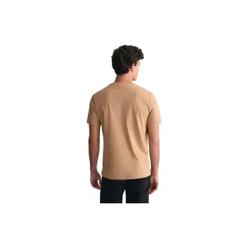 GANT T-Shirts Men 213 Warm Khaki