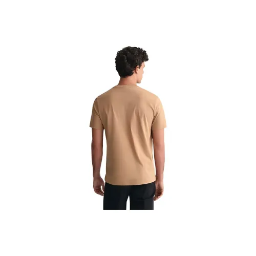 GANT T Shirts Men 213 Warm Khaki