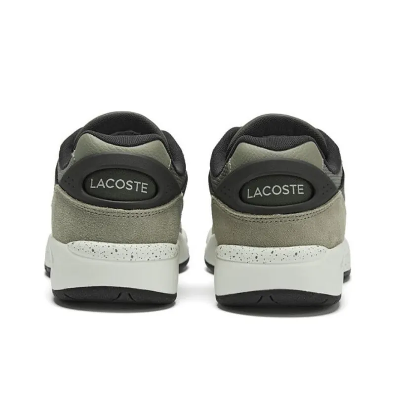 LACOSTE Slip Resistant Low Top Casual Shoes Men's Green-3