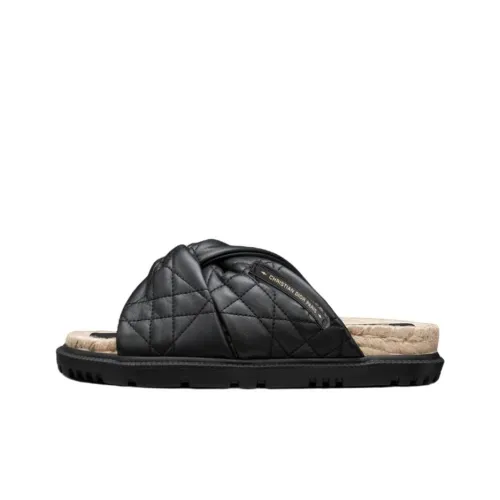 DIOR Dtwist Slide Slippers Women's Black