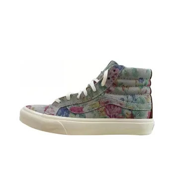 Vans Sk8-Hi Slim Suede Floral Marshmallow