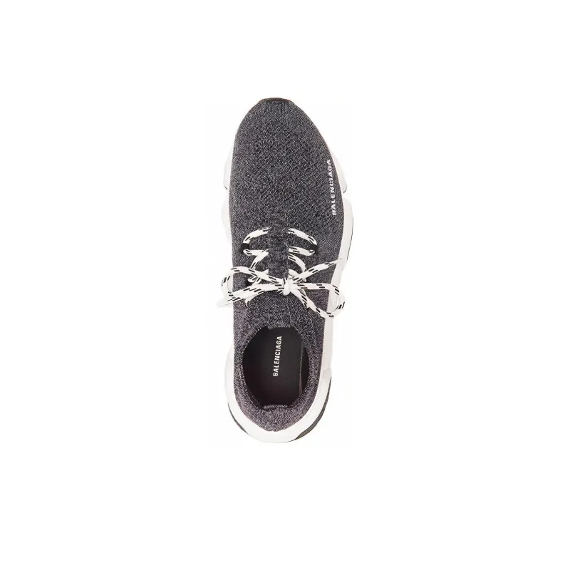 Balenciaga Speed Lace Up Trainer 'Noir Blanc'-2