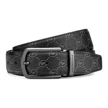 FAIRWHALE Casual Vintage Minimalist Style Pin Buckle Belt Pvc Leather Belts Men's Width 3.5CM