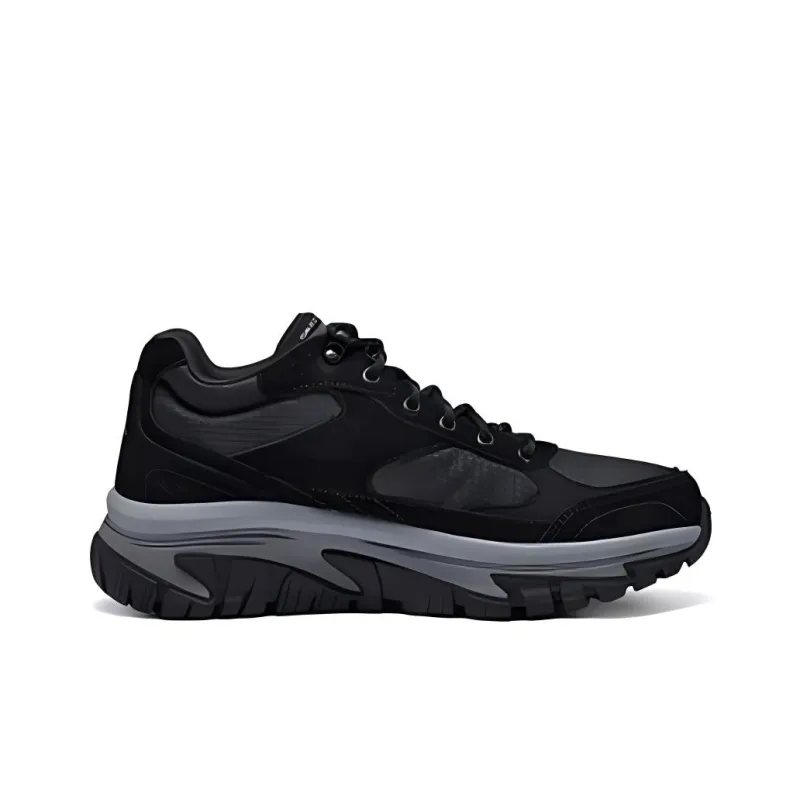 Skechers OUTDOOR MENS Anti Slip Wear Resistant Low Top Trekking Shoes Men's Black-1