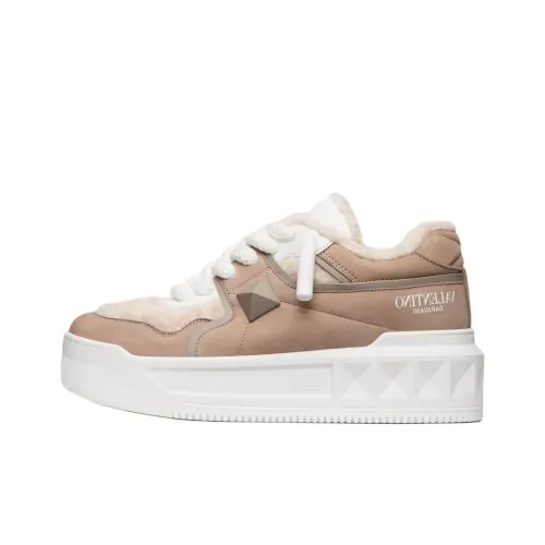 Valentino Garavani One Stud Lace Up Sneakers Women's
