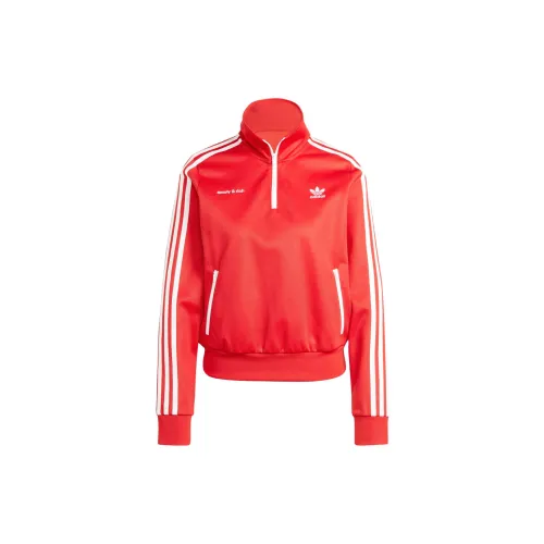 Adidas Originals SPORTY & RICH Collaboration Jackets Women's Red