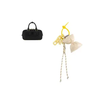 Jingxi Woven Pendant Portable Briefcase Woven Hand Rope Bowknot Accessories Bag Accessory Women's Multicolor
