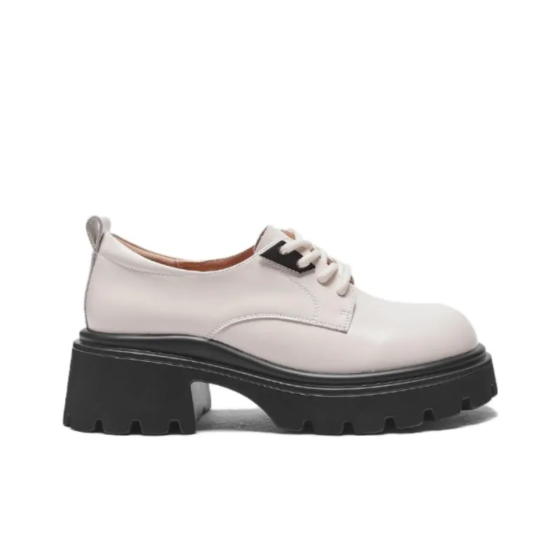 Hotwind Casual Single Shoes 6cm Women's White-1