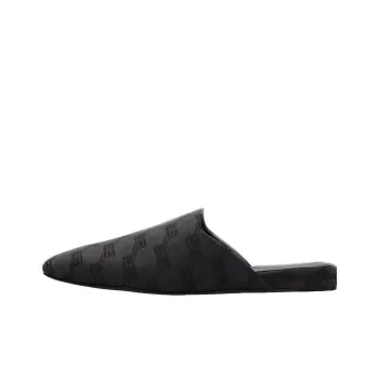 Balenciaga Cosy BB Mule 'All Over Logo   Grey Black'