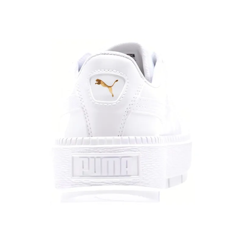 PUMA Suede Platform Trace Shoes White Women's-3