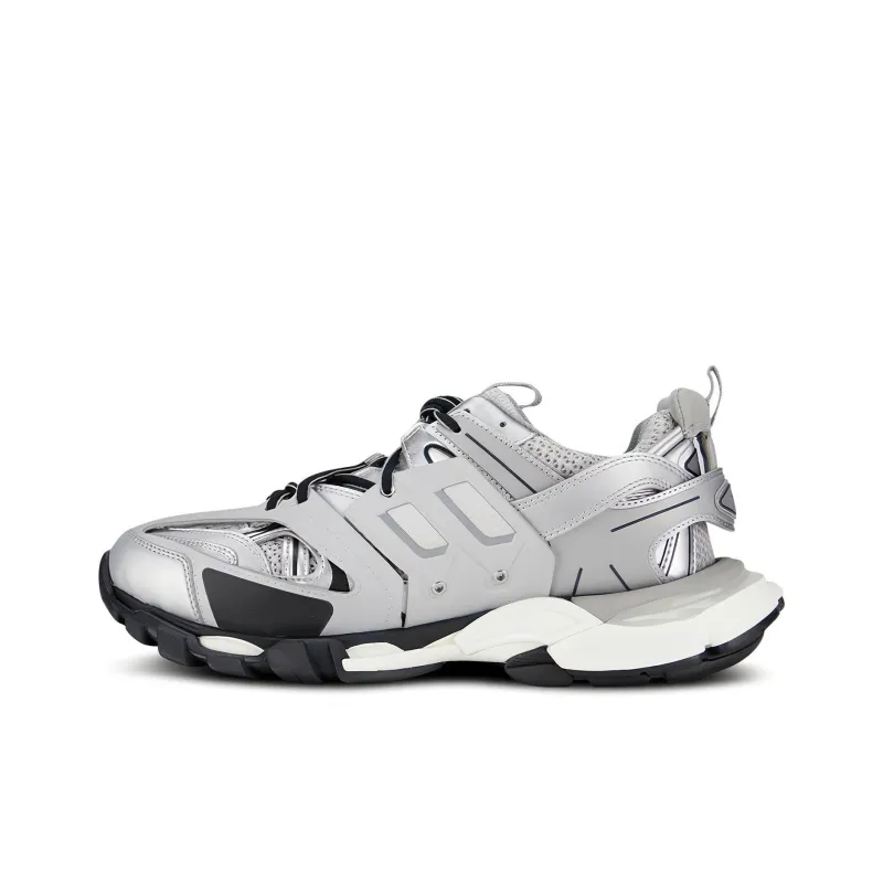 Balenciaga Track Trainer 'Metallic Silver'-0