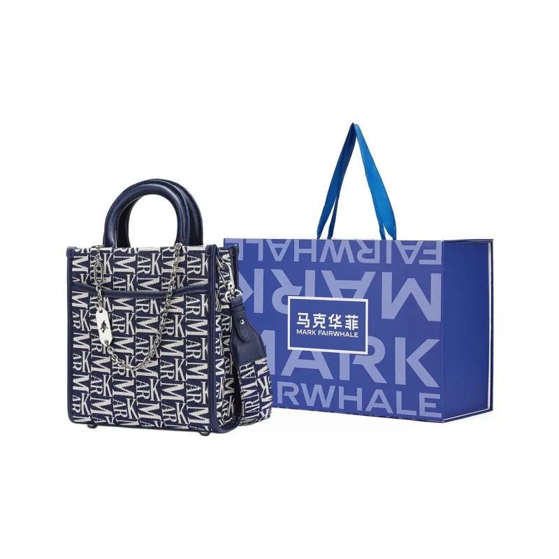 FAIRWHALE Fabric Shoulder Bag Crossbody Bag Handbag Large Size Women's Black/Blue-11