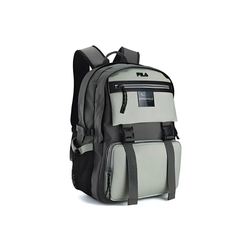 FILA Fabric Backpack Regular Men's Crab Shell Gray-2