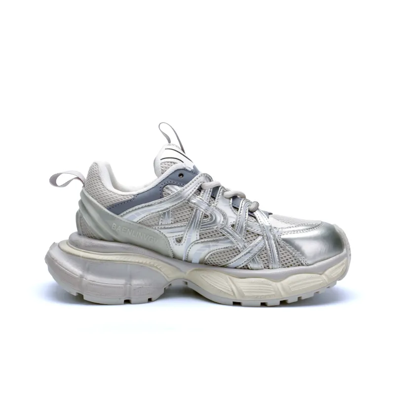 KUX Cushioned Slip-Resistant Breathable Low-Top Chunky Sneakers Women's-16