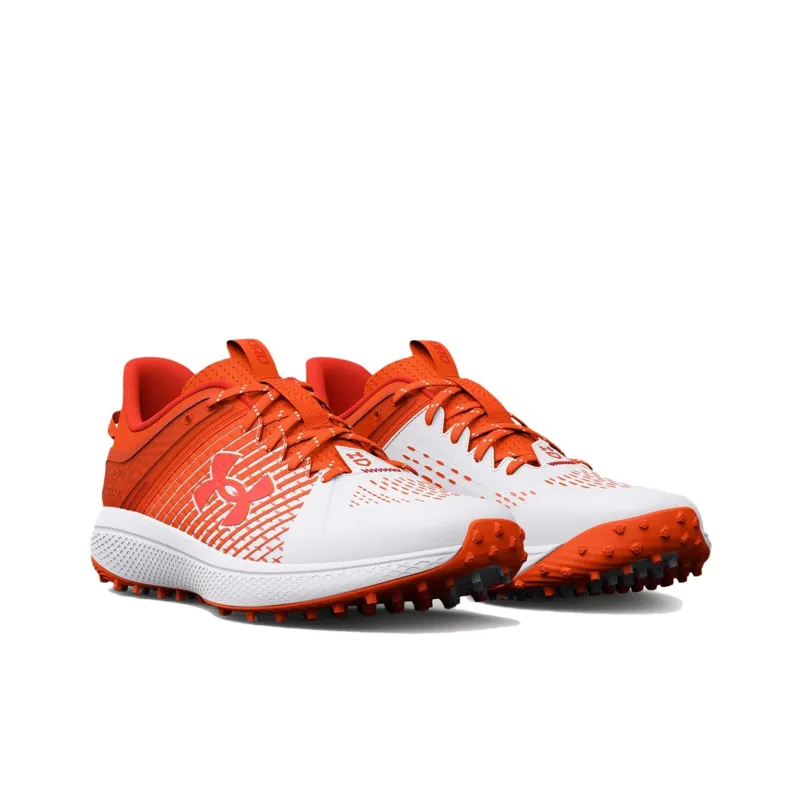 Under Armour Yard Turf Baseball Shoes 'Orange White'-3