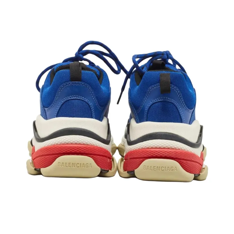 Balenciaga Triple S Navy Red Sole-3