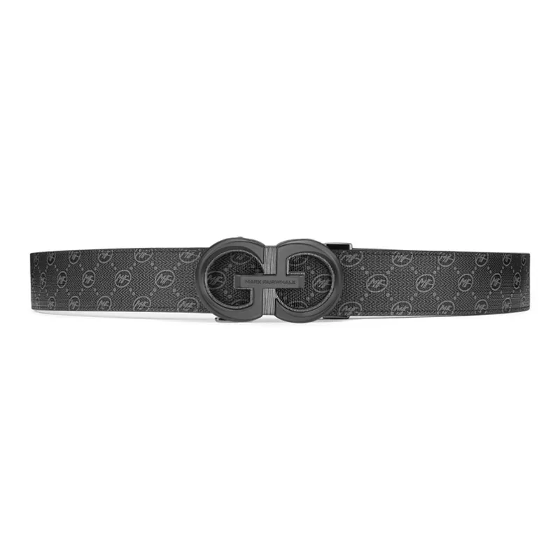 FAIRWHALE Pvc Leather Belts Men's Width 3.5CM-3