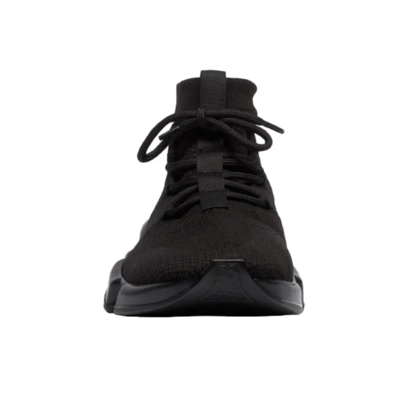 Balenciaga Speed Lace Up Trainer 'Knitted Black' Women's-3