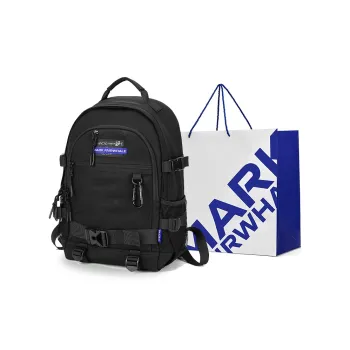 FAIRWHALE Polyester Backpack Large Size Men's Black