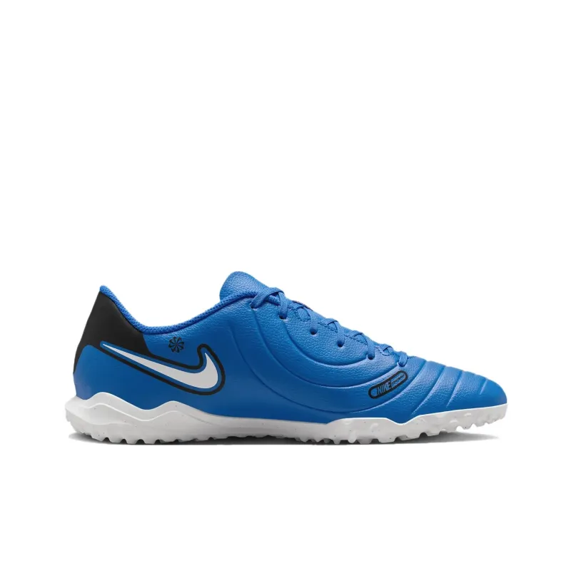 Nike Tiempo Legend 10 Club Anti Slip Wear Resistant Soccer Shoes Unisex Blue White-1