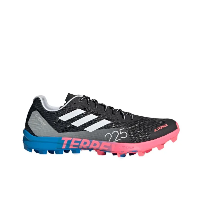 Adidas Terrex Speed Anti-Slip And Wear-Resistant Breathable Low-Top Trail Running Running Shoes Unisex Black White Blue-1