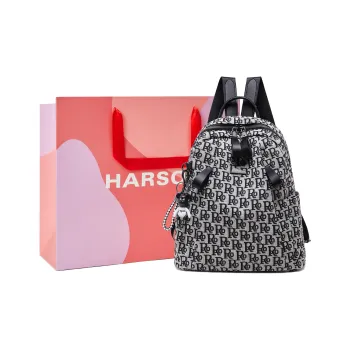 HARSON Fabric Backpack Women's Black