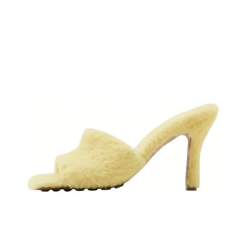 Bottega Veneta Stretch Odor Resistant Slide Slippers Women's Yellow