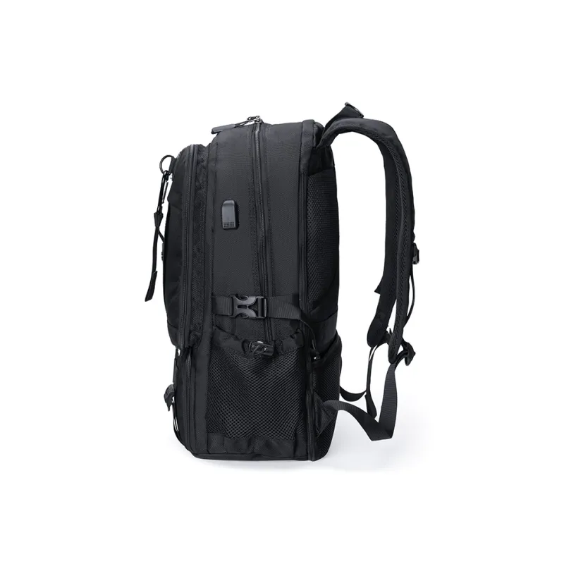 GUSKI Polyester Backpack Men's Black-2