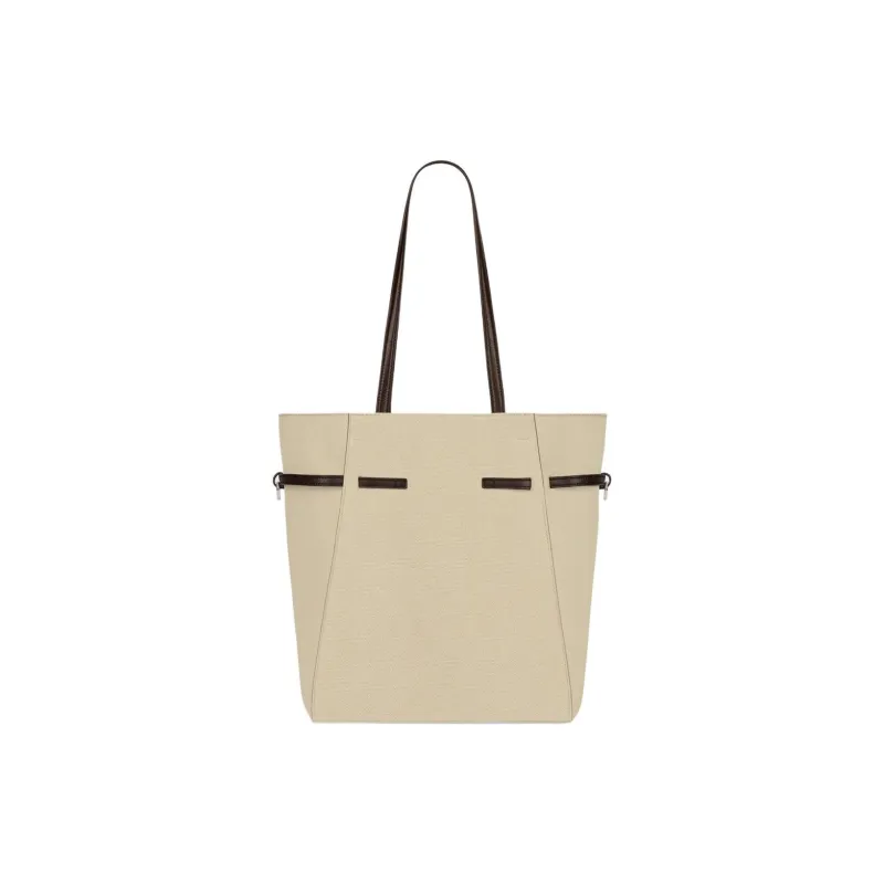GIVENCHY Voyou Calfskin Tote Bag, Shopping Bag, Shoulder Bag, Handbag Small Size Women's Military Beige-1