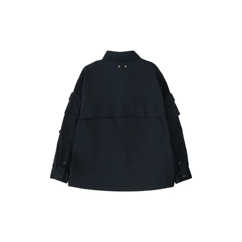 Halfwayhouse Jackets Coats Men's Navy Blue-1