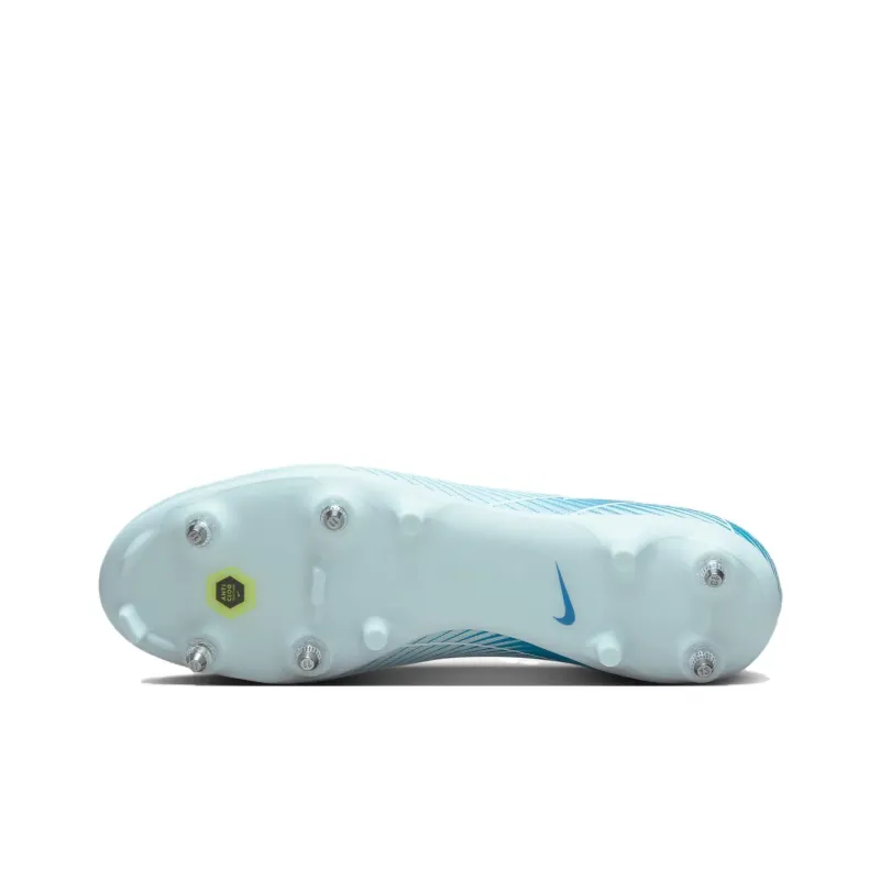 Nike Mercurial Vapor 16 SG Metal Long Studs Slip Resistant, Abrasion Resistant, Lightweight Soccer Shoes Unisex Blue-4