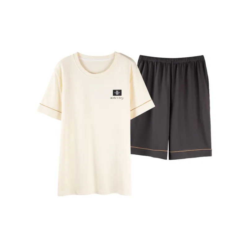 Kerener Pajama Set Men's Apricot-0