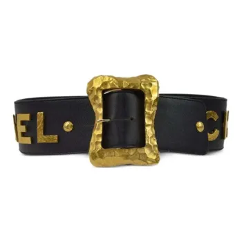 CHANEL 1993 Logo lettering Belt