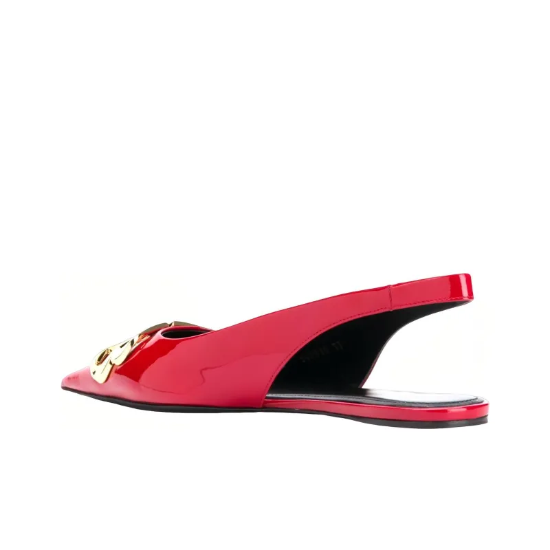 Balenciaga BB Casual Single Shoes Women's Red-3